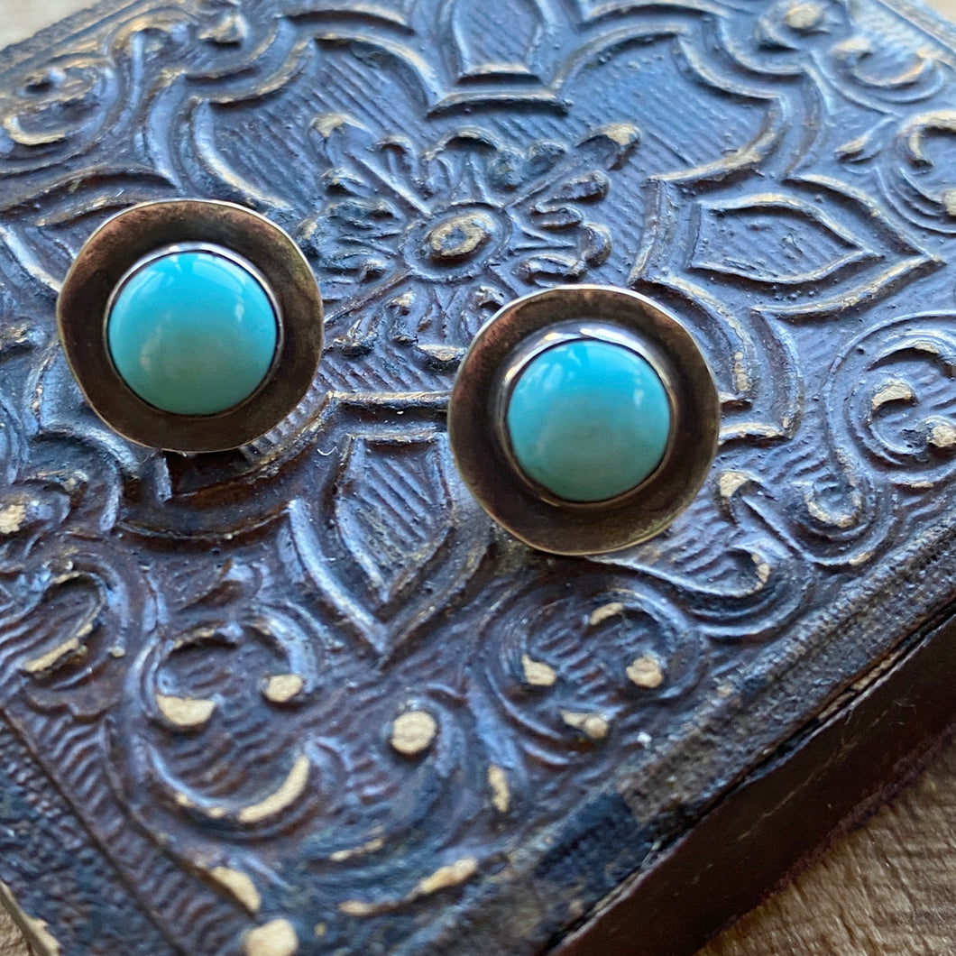 Desert Sky Treasures Turquoise Stud Earrings