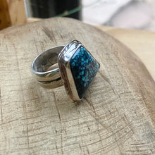 Load image into Gallery viewer, Cobalt Dreamcatcher Turquoise Ring

