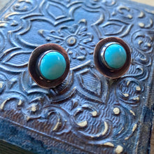 Load image into Gallery viewer, Desert Sky Treasures Turquoise Stud Earrings
