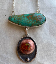 Load image into Gallery viewer, Turquoise and Opal Necklace- May be available at Ortegas on the Plaza
