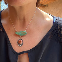 Load image into Gallery viewer, Turquoise and Opal Necklace- May be available at Ortegas on the Plaza

